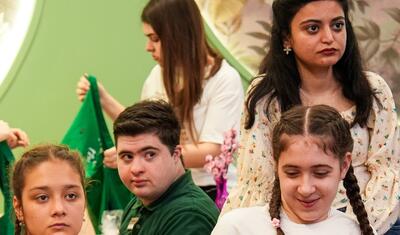 "Neftçi"nin futbolçuları onlara vaxt ayırdı -