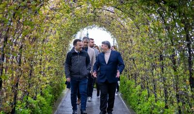 Şükrü Yılmazın rəhbərlik etdiyi nümayəndə heyəti Milli Gimnastika Arenasında