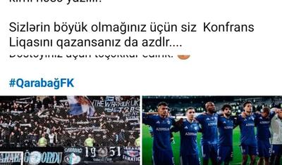 QALMAQAL! "Siz indi "Xəzər Lənkəran"ı "Qarabağ"la bir səviyyəyə qoyursuz?" -