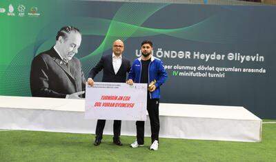 SOCAR komandası minifutbol turnirinin ilk dəfə qalibi oldu -
