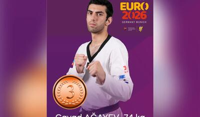 Ağayev bürünc medal qazandı - Avropa çempionatında