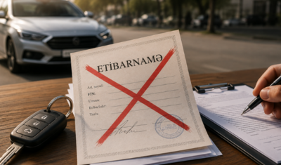 Ölkəmizdə avtomobillərdə etibarnamə tələbi aradan qaldırılır