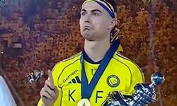 Ronaldonun maraqlı çempionluq sevincini izləyin... VİDEO