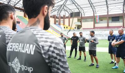 Avropa çempionatına hazırlaşan millinin Bakıdakı son məşqindən
