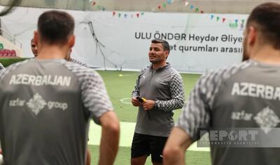 Avropa çempionatına hazırlaşan millinin Bakıdakı son məşqindən