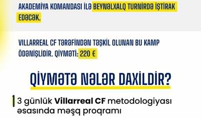 O gün gəldi: Bakıda seçil, İspaniyanın məşhur klubunda oyna! -