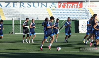 "Qarabağ"ın açıq məşqində yadda qalan anlar -