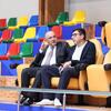 Nazir qadınlardan ibarət millinin məşqində iştirak etdi