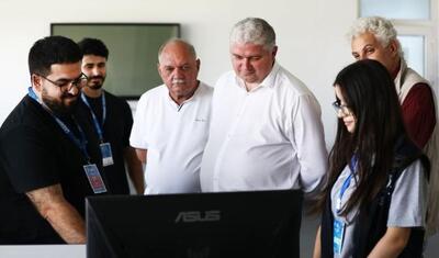 AFFA-nın baş katibi "Sabahın Ulduzları" matçını izləyib - Şəkil
