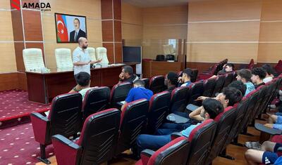 AMADA UEFA Gənclər Liqasında mübarizə aparacaq "Qarabağ"da seminar keçirdi -