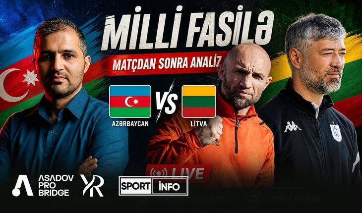 Azərbaycan millisindən xəbər almaq istəyirsiz? - “Sportinfo TV”də CANLI YAYIM